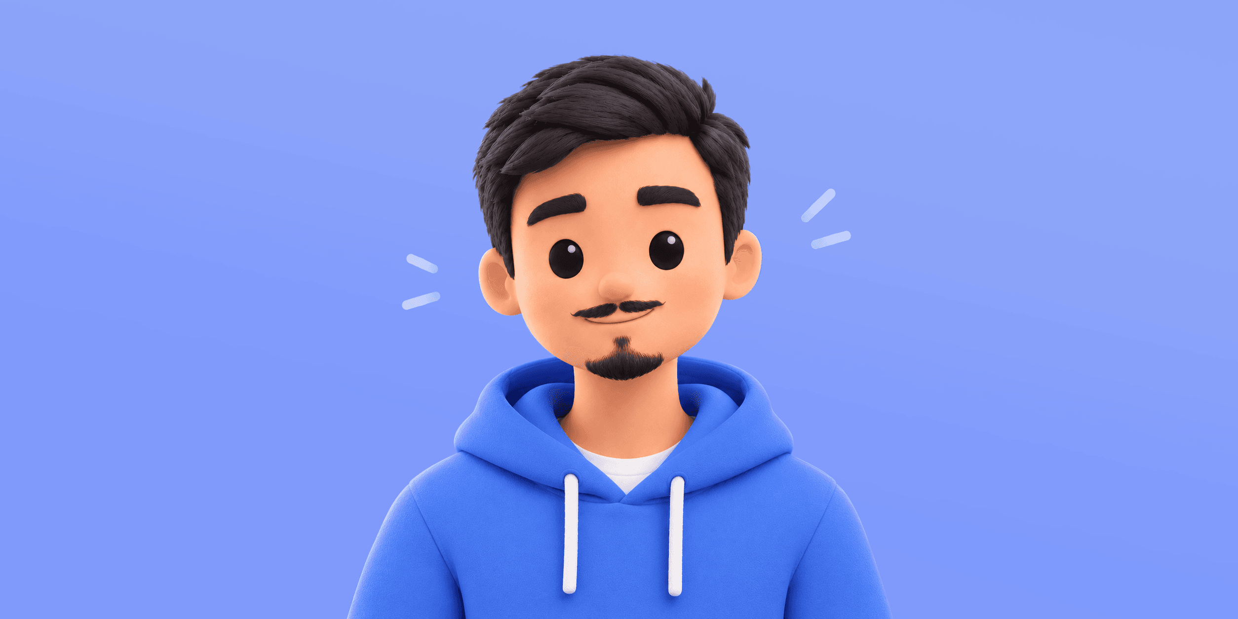 Portrait de Joshua en 3D.